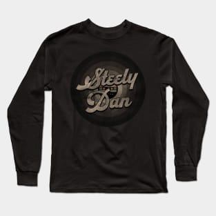 Steely First Name Retro Tape Pattern Vintage Styles Long Sleeve T-Shirt